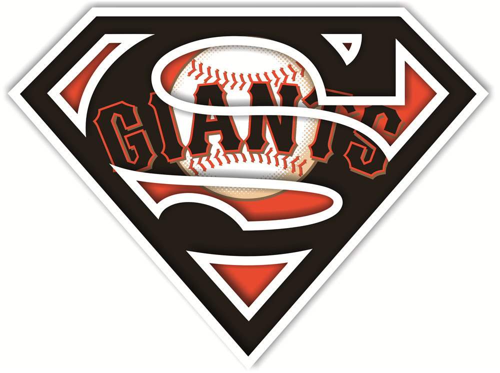 San Francisco Giants superman logos fabric transfer